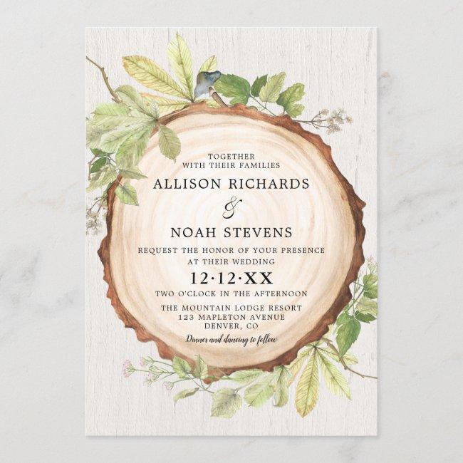 Rustic Woodland Outdoor Forest Theme Wedding