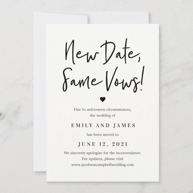 Same Vows Editable Color Change The Date