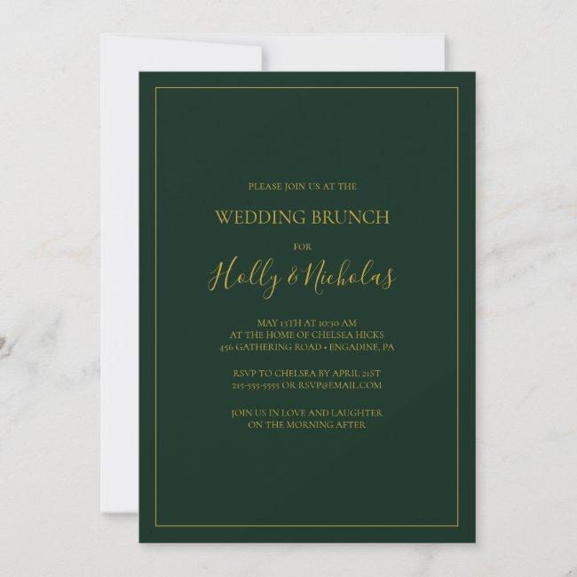 Simple Elegant Christmas | Green Wedding Brunch