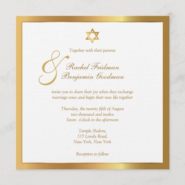 Simply Gold - Jewish Wedding
