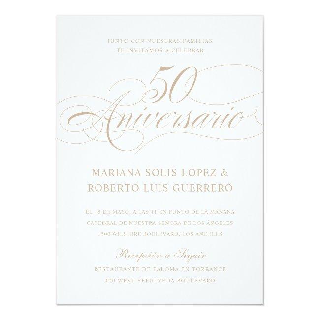 Spanish Language 50 Aniversario De Bodas Wedding