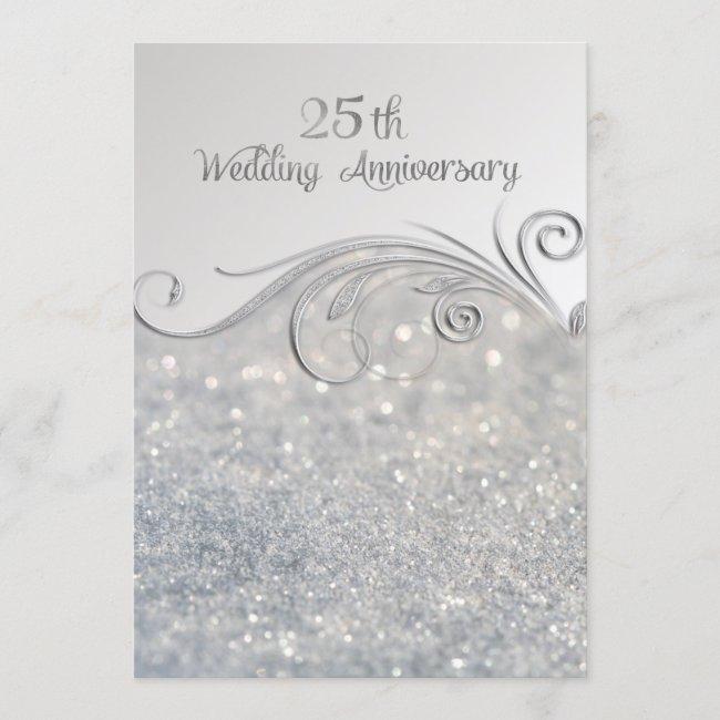 Sparkle Silver 25th Wedding Anniversary