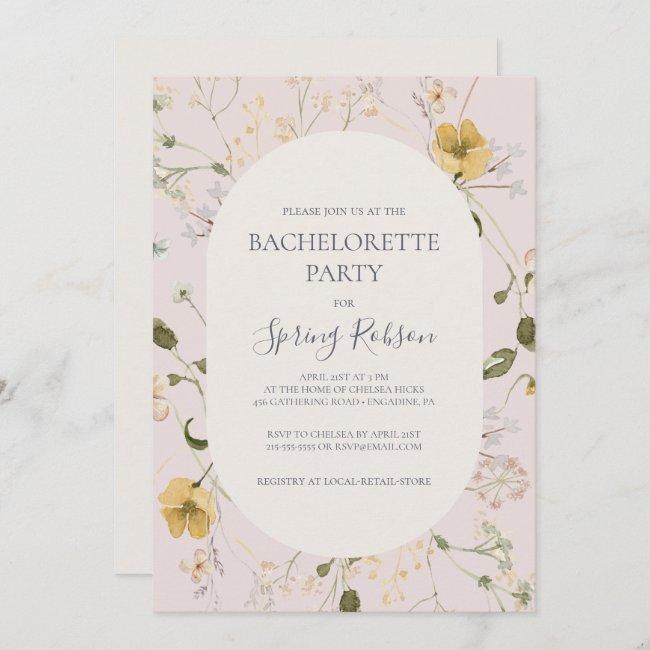 Spring Wildflower | Blush Bachelorette Party