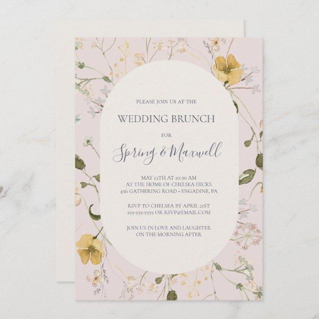 Spring Wildflower | Blush Wedding Brunch