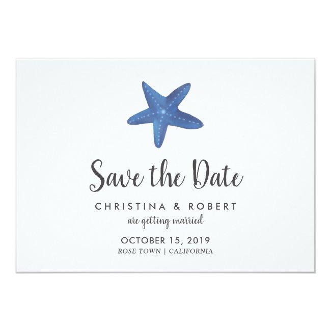 Starfish | Ocean Wedding Save The Date