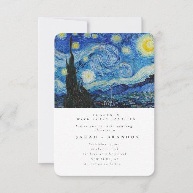 Starry Night Old Painting Wedding