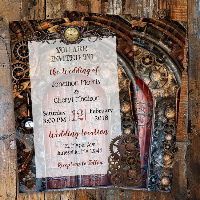 Steampunk Pocket Watch Wedding
