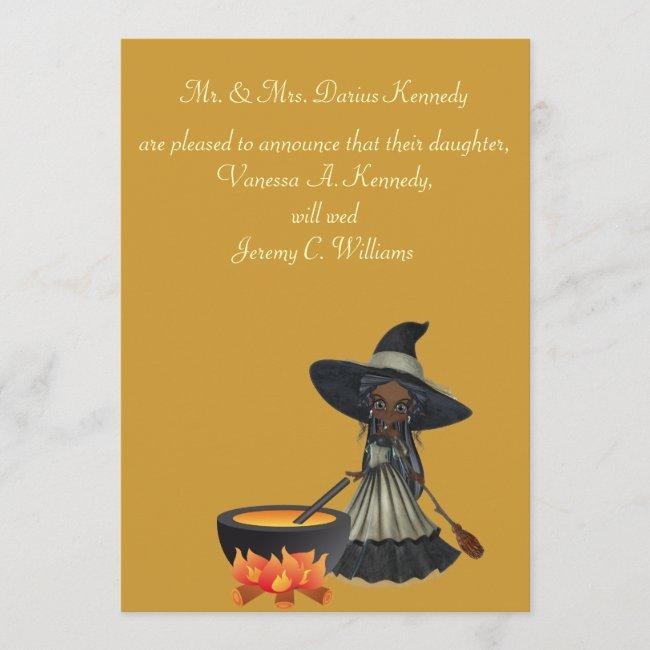 "stirring Up A Wedding" - African American Witch