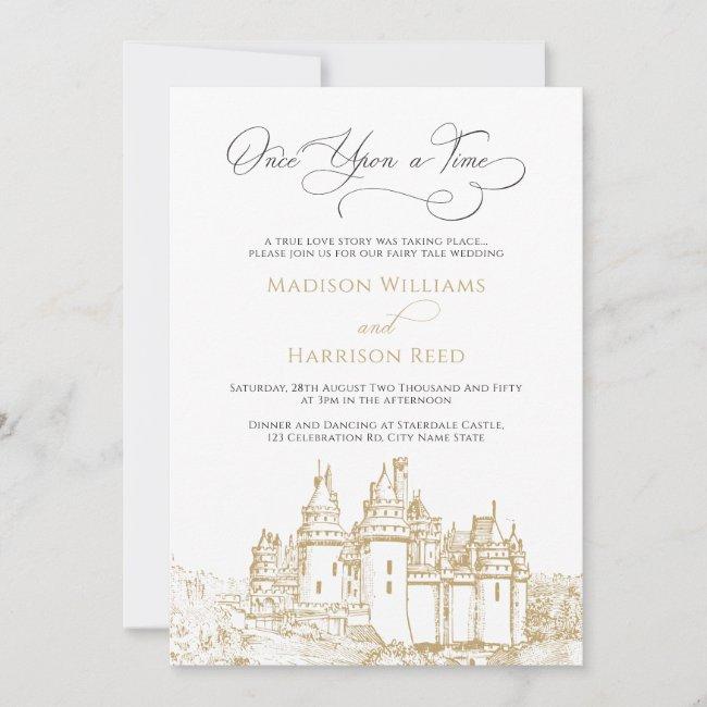 Stylish Castle Once Upon A Time Fairy Tale Wedding