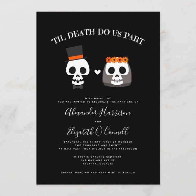 Sweet Skulls Halloween Wedding