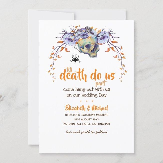 Till Death Do Us Part Wedding  Skulls