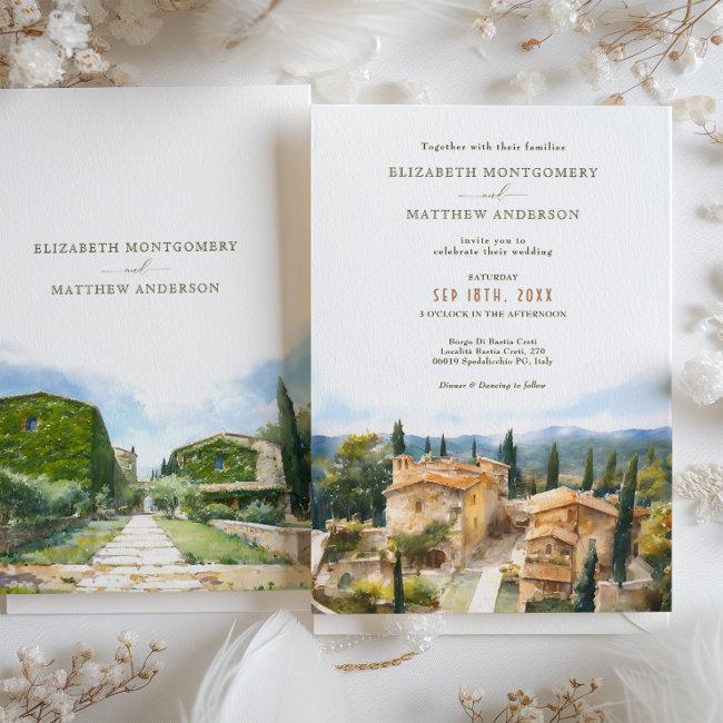 Tuscan Borgo Di Bastia Creti Wedding