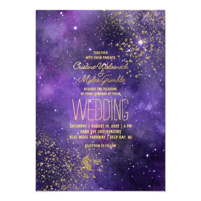 Ultraviolet Wedding | Glam Starry Night