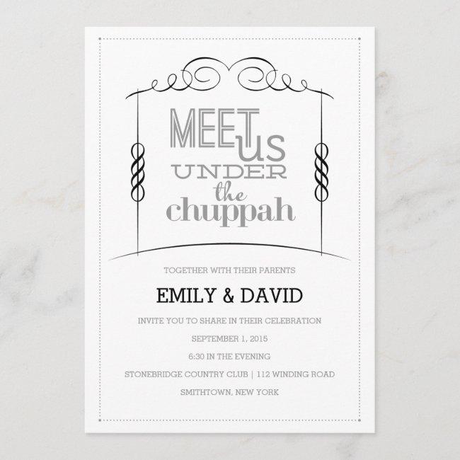 Under The Chuppah Jewish Wedding