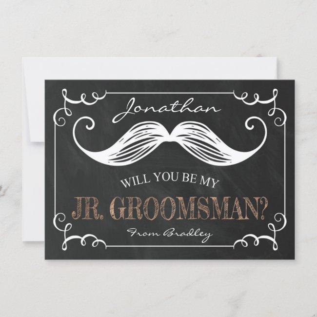 Vintage Be My Jr. Groomsman | Groomsmen