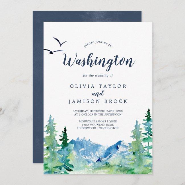 Washington Mountain Destination Wedding