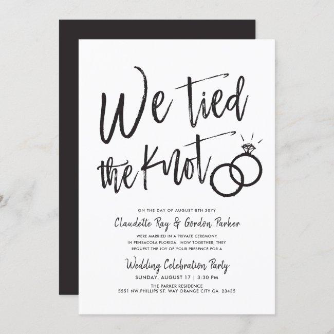 We Tied The Knot | Post Wedding Party