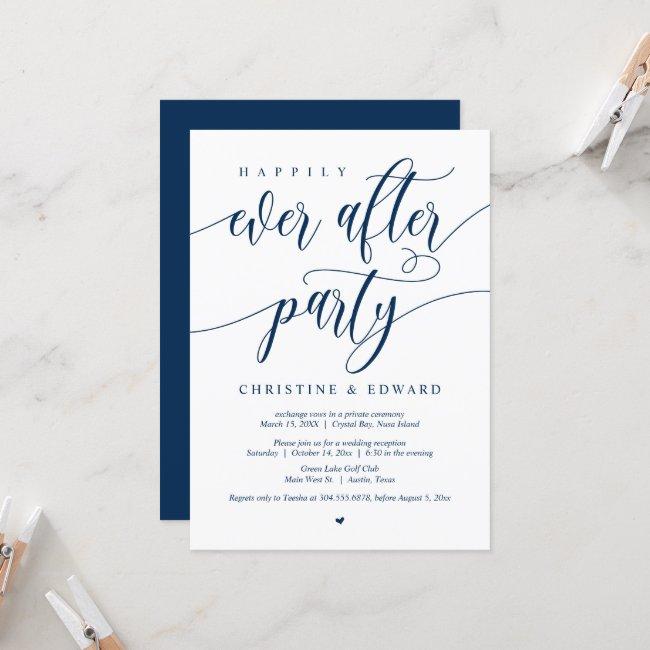 Wedding Elopement, Happily Ever After Party Invit