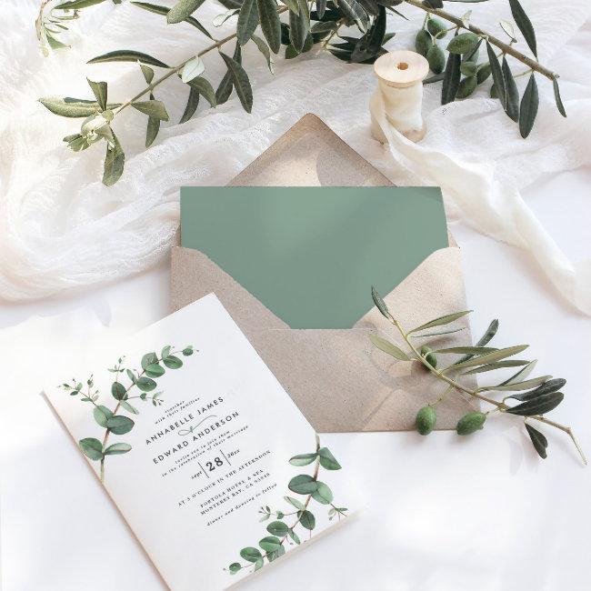 Wedding Greenery Eucalyptus Botanical Sage Green