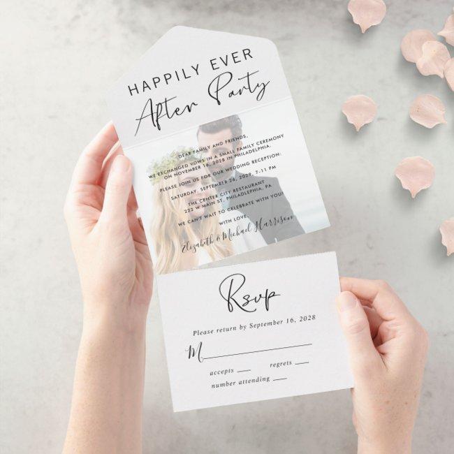 Wedding Happily Ever After Photo Reception All In One