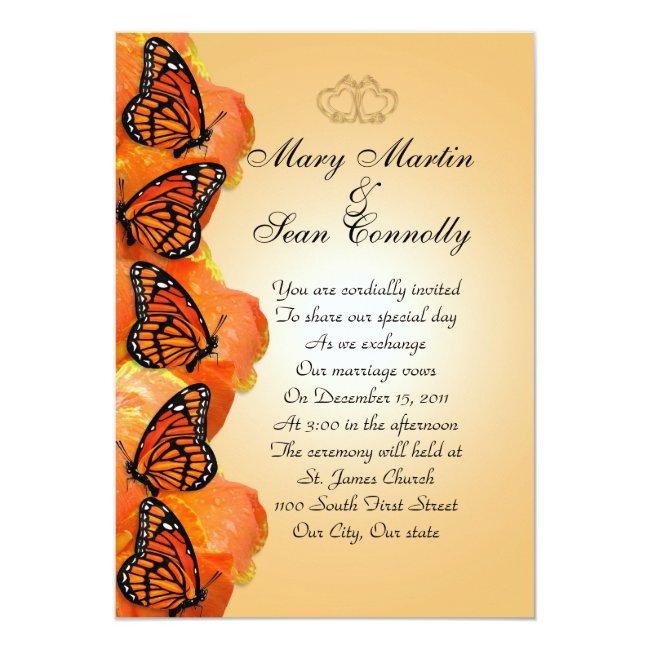 Wedding  Monarch Butterflies