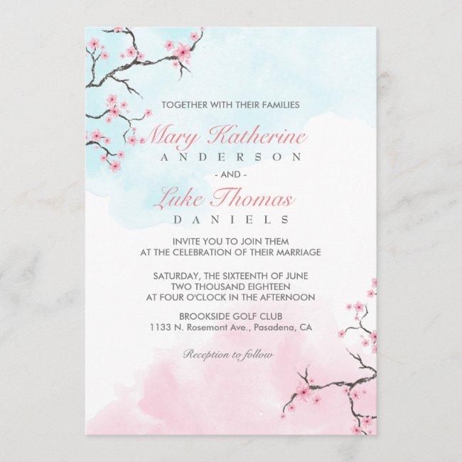 Wedding  | Watercolor Cherry Blossom
