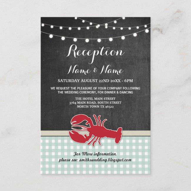 Wedding Reception  Crawfish Boil Lobster Fish
