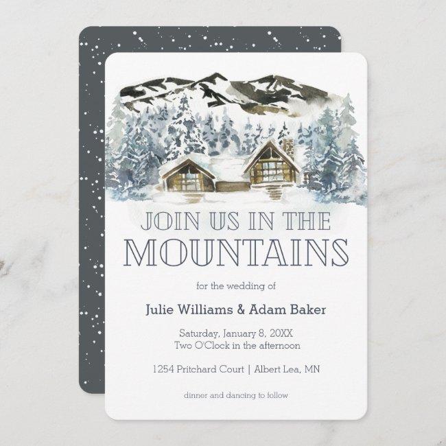 Winter Mountain Wedding/party